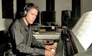 Paul in the studio