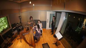 students in the studio